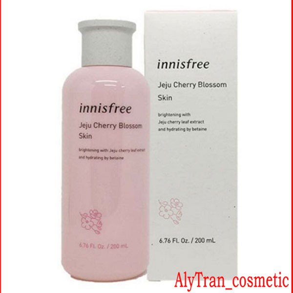 Nước Hoa Hồng Innisfree Jeju Cherry Blossom Skin 200ml