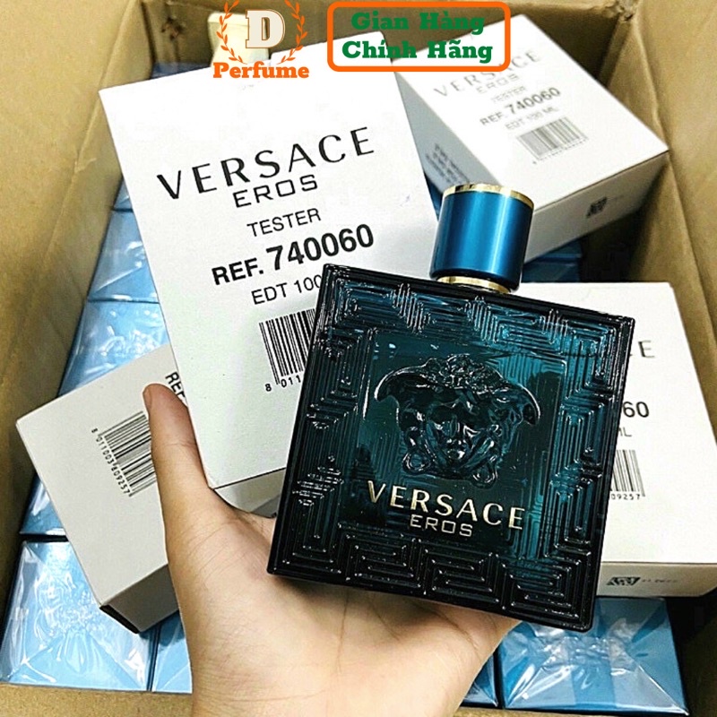 Nước hoa nam - Versace eros For Men Edt [Tester 100ml hộp như hình]