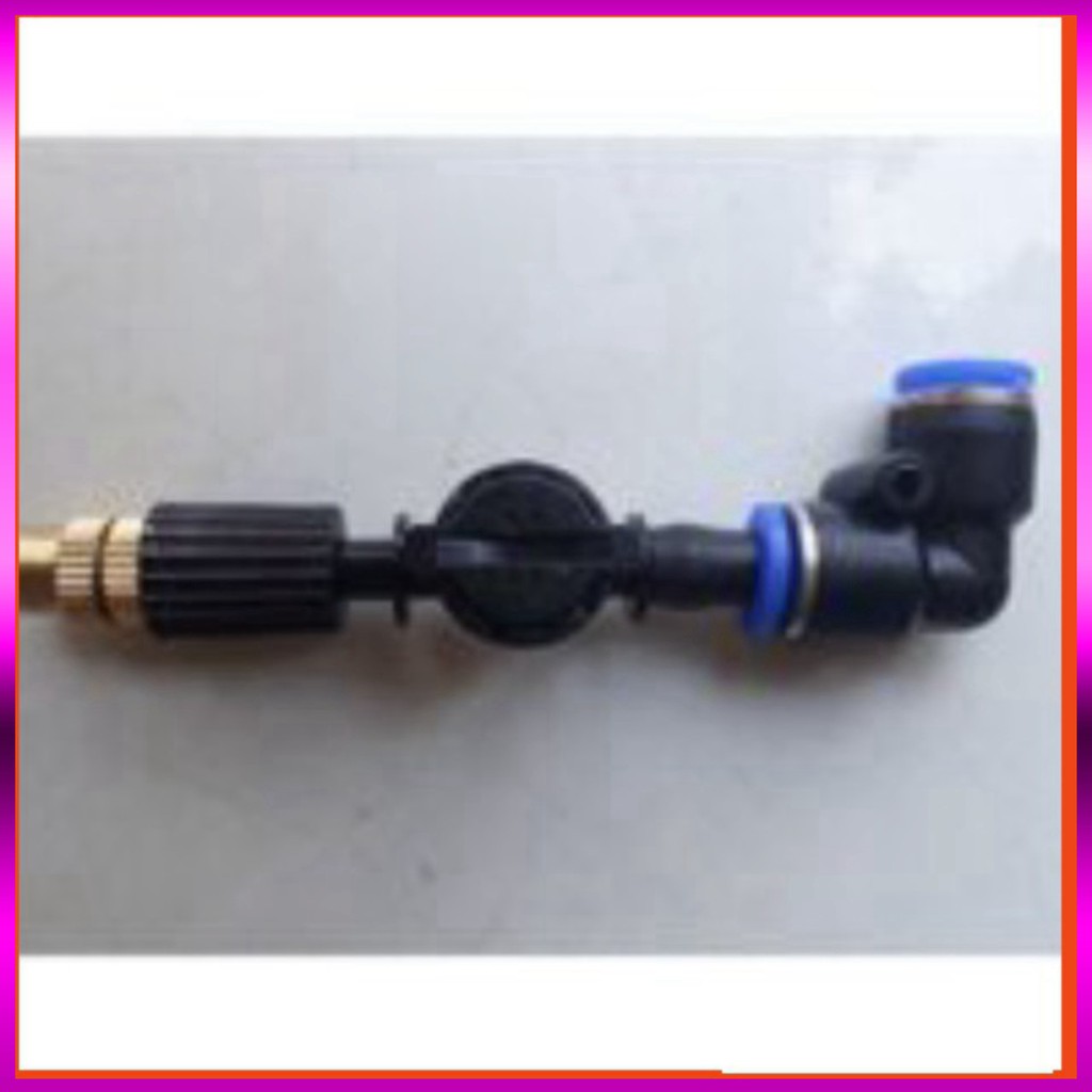 [GIÁ TỐT] 40m dây + 20 Béc phun sương 1 tia đồng,kèm chống nhỏ giọt và nối nhanh chữ Tê 8mm dùng tưới cây, tưới lan