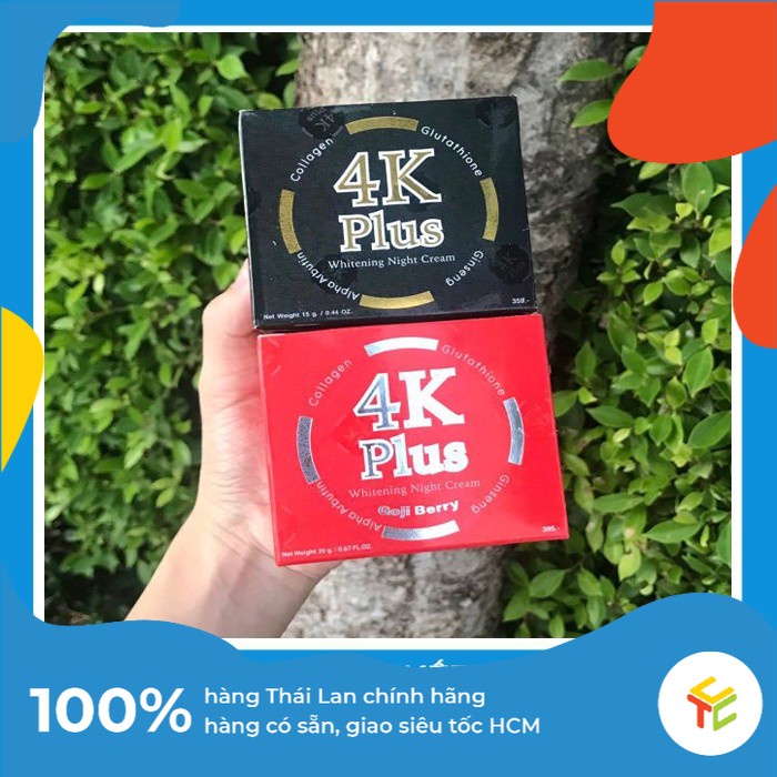 Kem Sâm 4K Plus Dưỡng Da Thái Lan