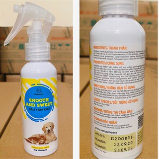 tắm khô chó mèo Smooth and Sweet Vimedim - không cần tắm nước vẫn sạch