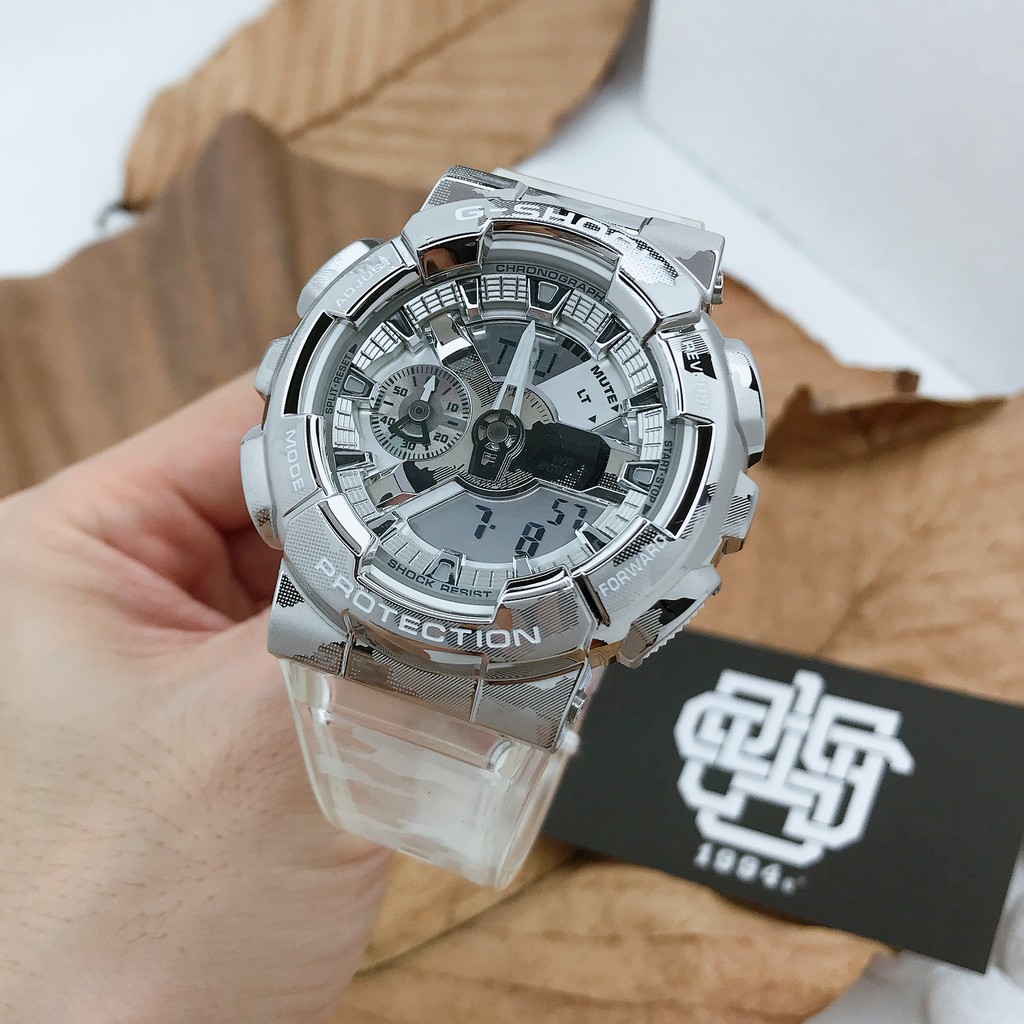 Đồng hồ nam Casio G-SHOCK GM-110 / GM-110SCM-1A chống va đập chính hãng