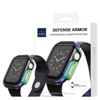 Wiwu Defense Armor Case cho Apple Watch Series 6 / Series 5 / Series 4 / SE , ốp chống sốc viền thép cao cấp