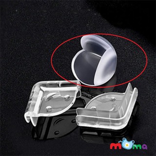 miếng nhựa dẻo bọc góc bàn, tủ, gường, nẹp góc SILICON trong suốt  chống va đập an toàn cho bé tặng kèm băng keo  
