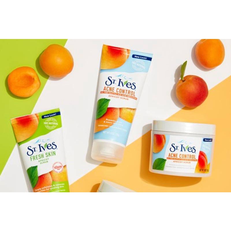Sữa Rửa Mặt St.Ives Tẩy Tế Bào Chết Dịu Nhẹ 170g