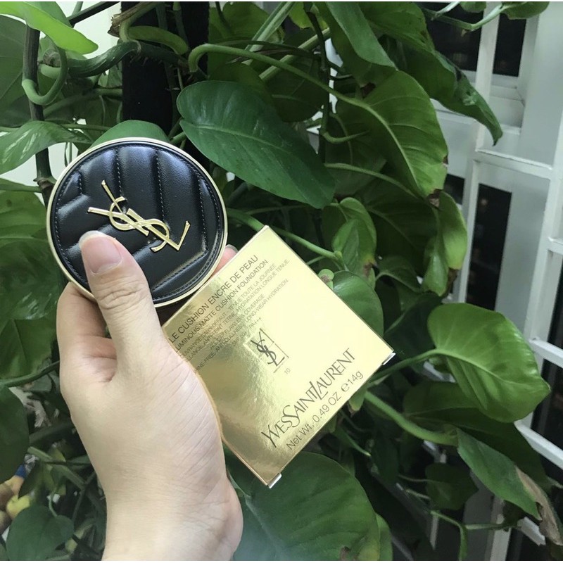 [CUSHION YSL] Phấn Nước YSL Le Cushion Encre De Peau Luminous Matte Cushion Foundation ( Bản Vỏ Da Mới Nhất) | BigBuy360 - bigbuy360.vn