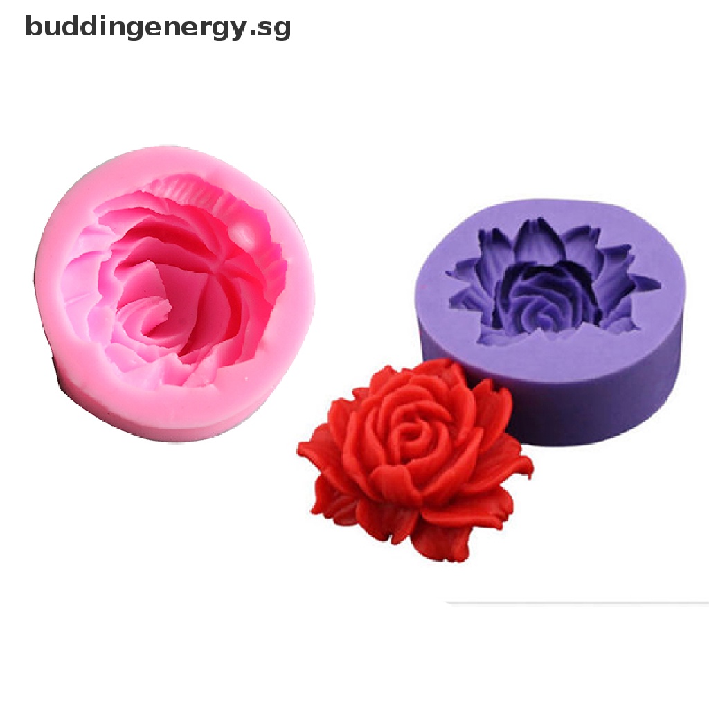 Khuôn Silicone Tạo Hình Hoa Hồng 3D Dùng Để Trang Trí Bánh DIY