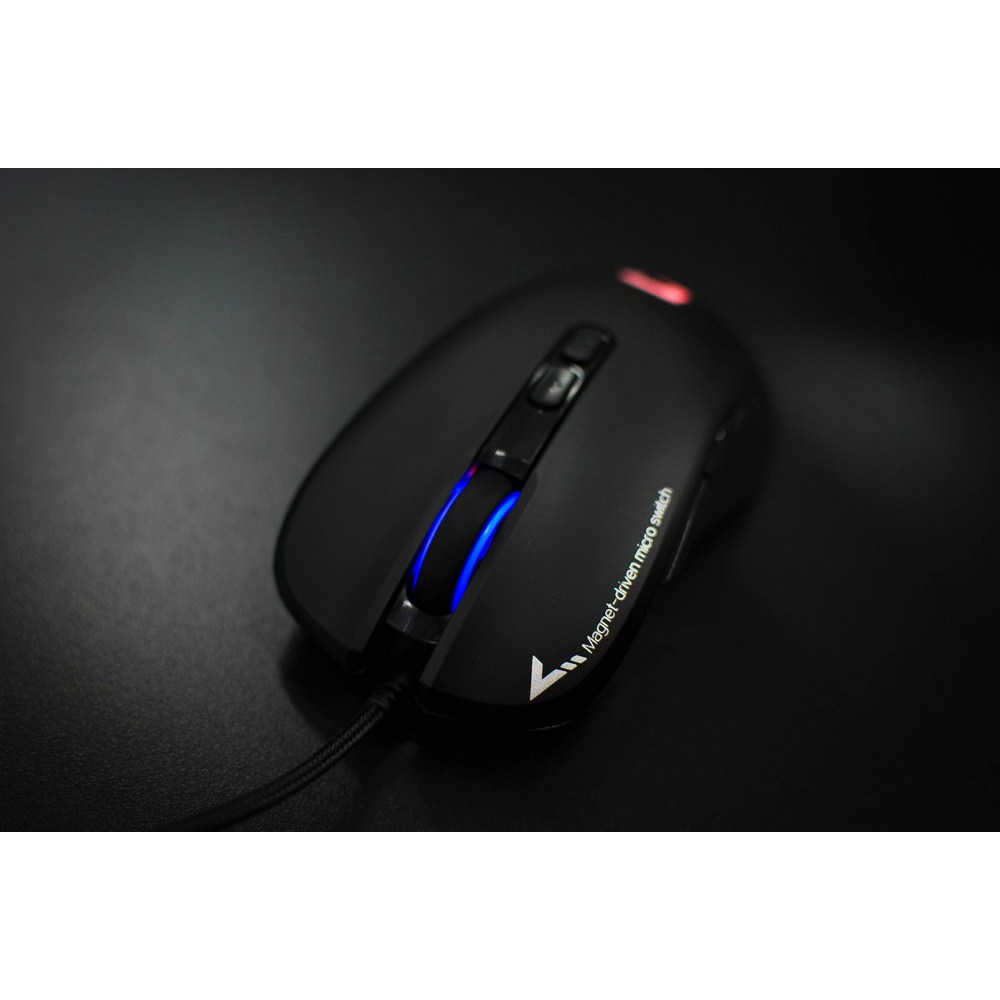 Chuột gaming Fuhlen G90 Black/Pink nút bấm Bất Tử - Chính hãng bảo hành 24 tháng