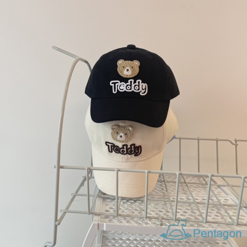 Mũ Lưỡi Trai Unisex Thêu Chữ Bear Cho Bé