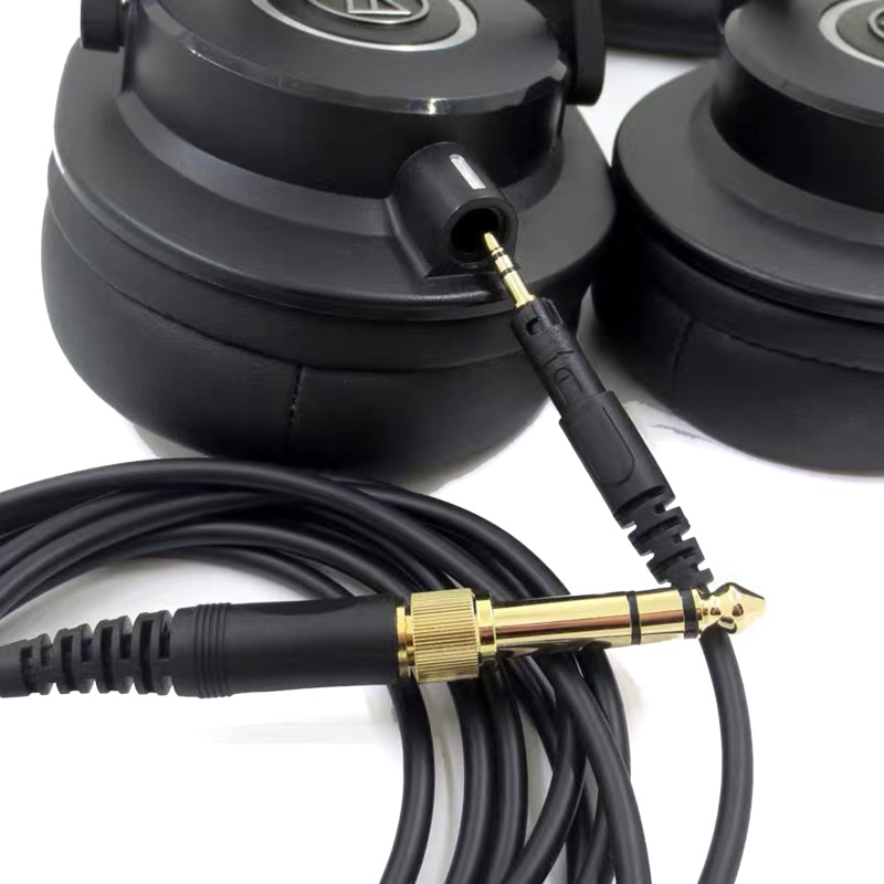 Dây Cáp Tai Nghe ATH M50X M40X PVC 3 5MM 2 5MM Chất Lượng Cao