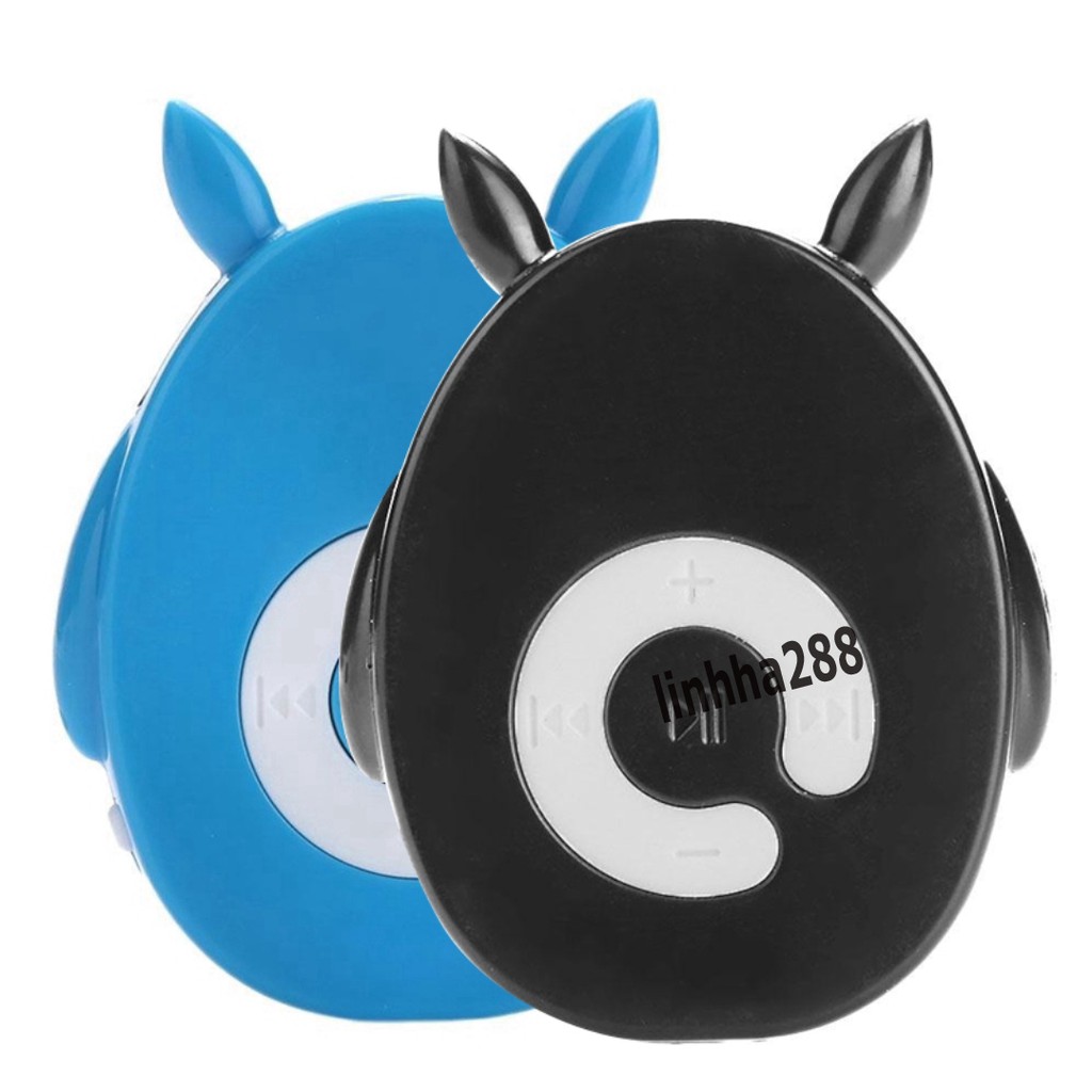 Máy nghe nhạc hình mèo ú totoro-Máy nghe nhạc MP3 hỗ trợ thẻ nhớ ngoài 32GB có cổng USB 2.0 ổn định