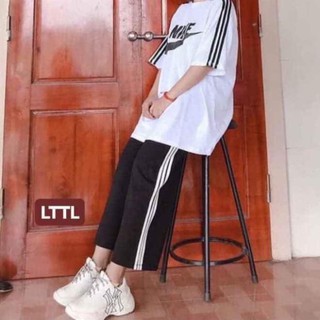 bst Quần ống rộng 3 sọc ZXM876