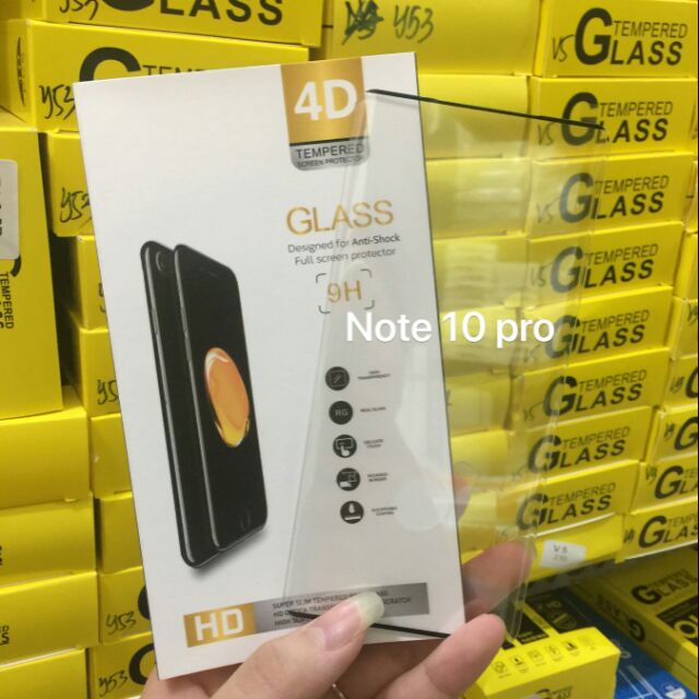 Dán full màn 4D cho Galaxy Note 10 pro