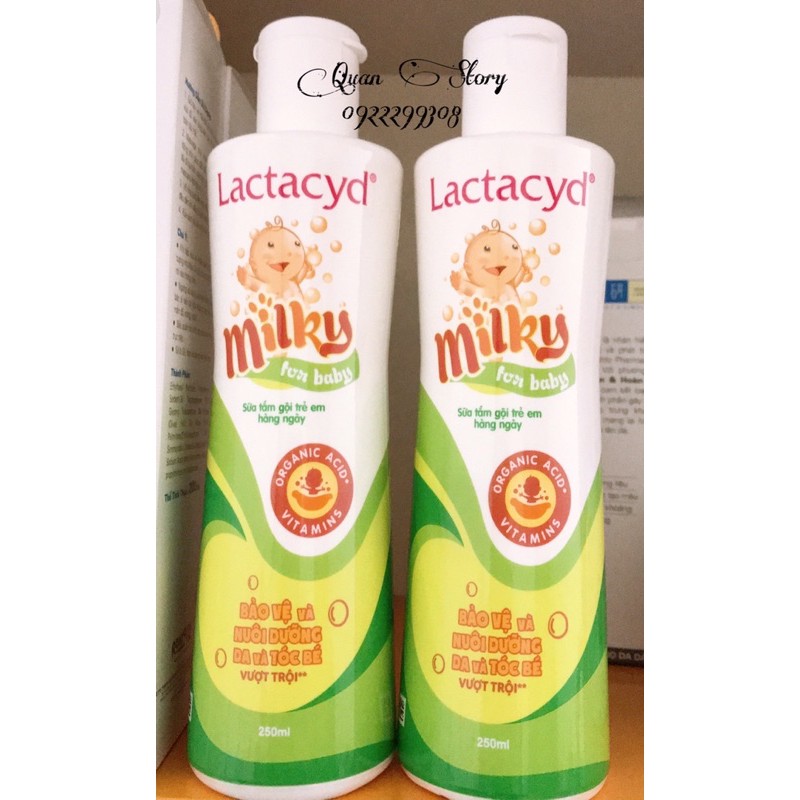 Sữa Tắm Gội Trẻ Em Latacyd Milky 250ml