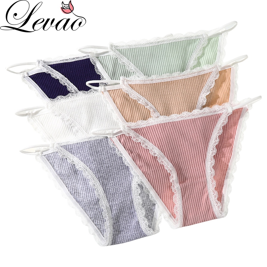 Quần Lót Nữ Levao Viền Ren Quyến Rũ