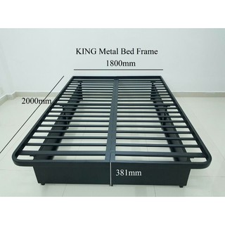 Giường sắt lắp ráp KING size 1.8×2m