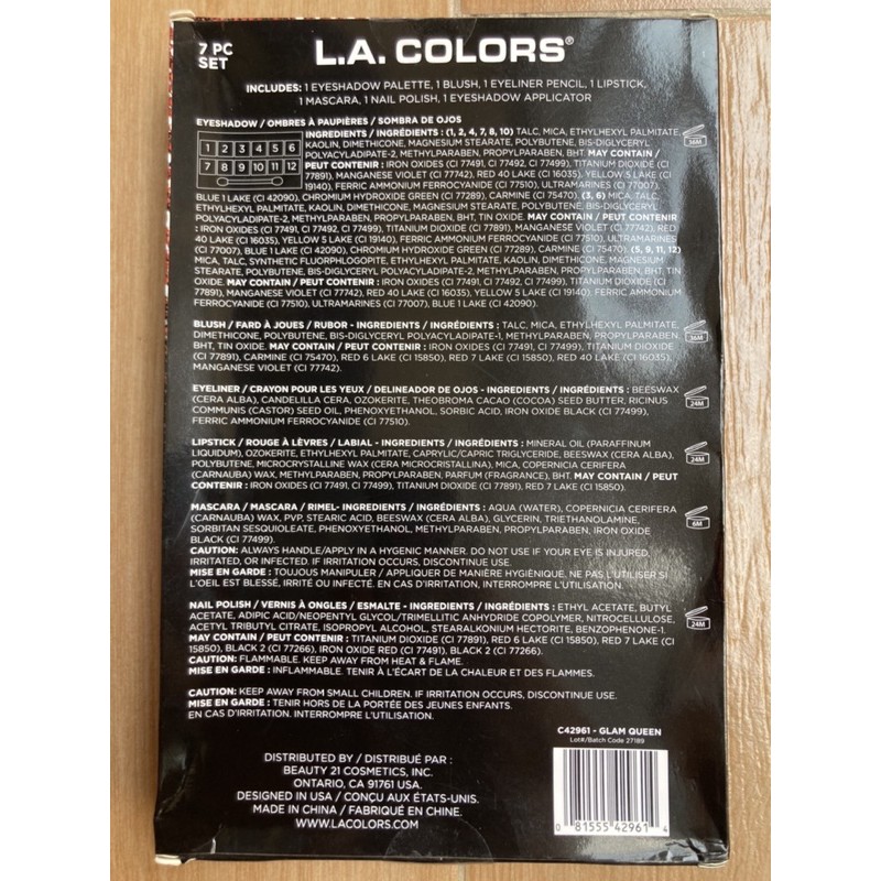 Bộ trang điểm 7 món L.A Colors hàng Mỹ | BigBuy360 - bigbuy360.vn