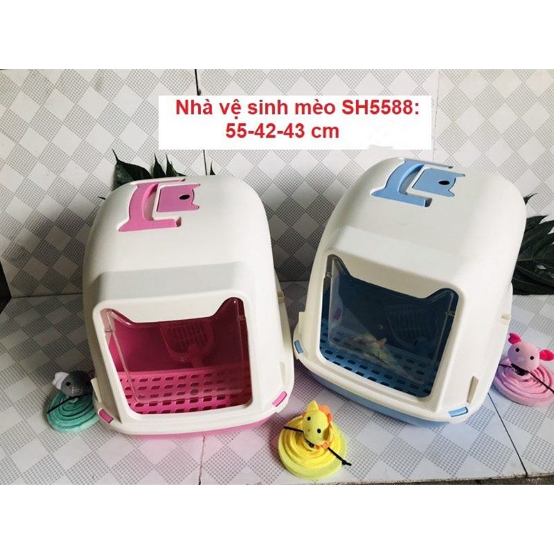 Nhà vệ sinh cho mèo size lớn