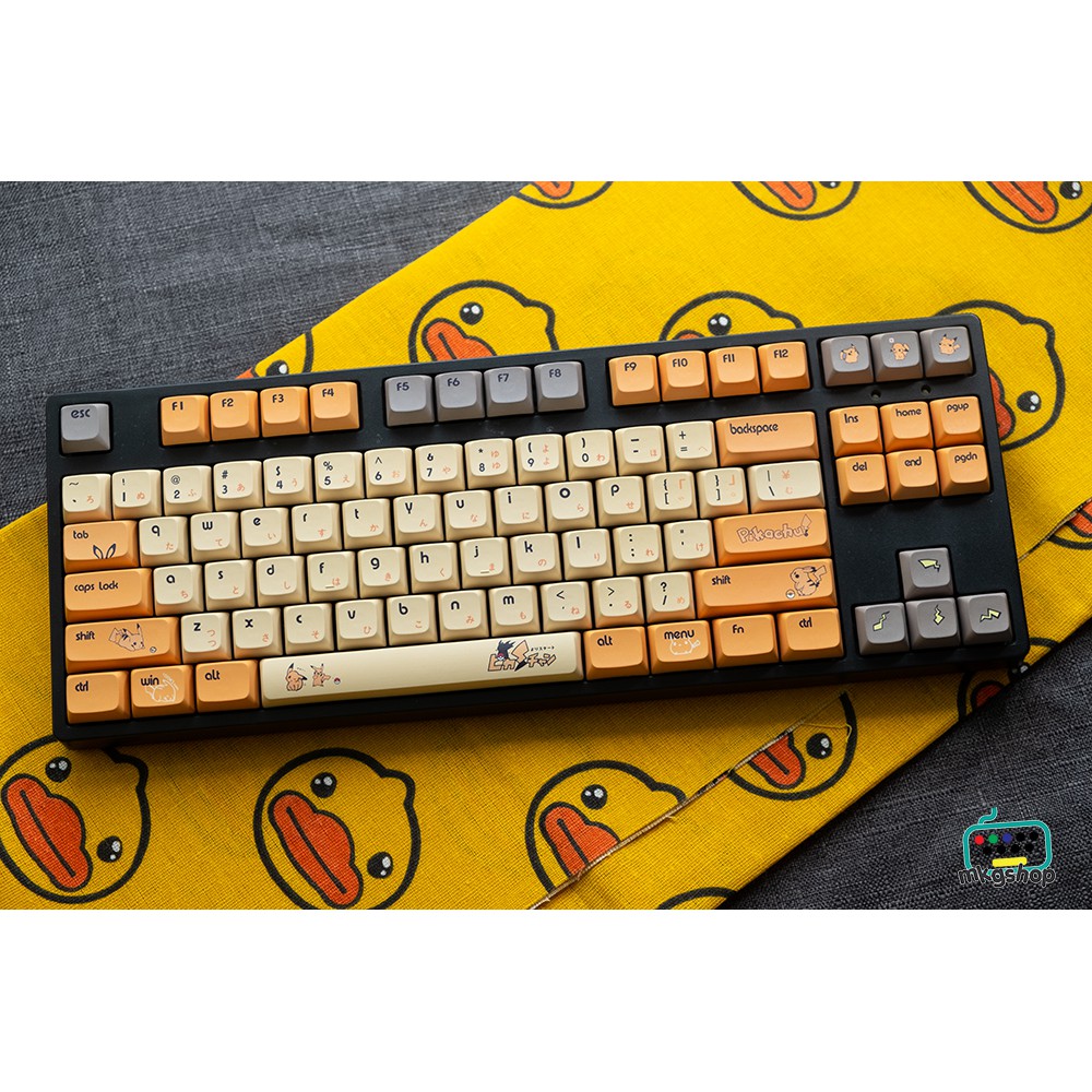 Nút bàn phím keycap Pikachu XDA PBT Filco, Leopold, IKBC,...