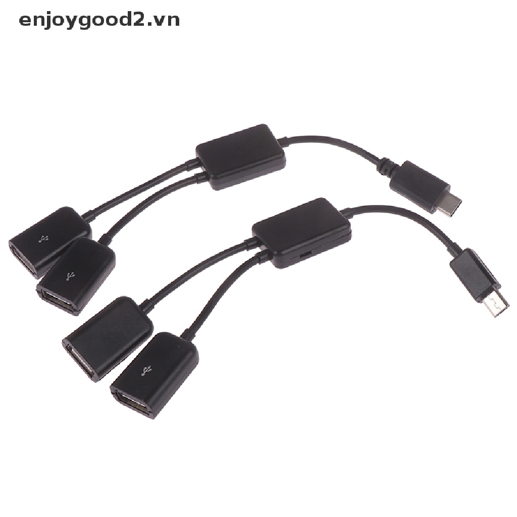 ## Bộ Chia Cổng Micro usb / type c Sang 2 otg