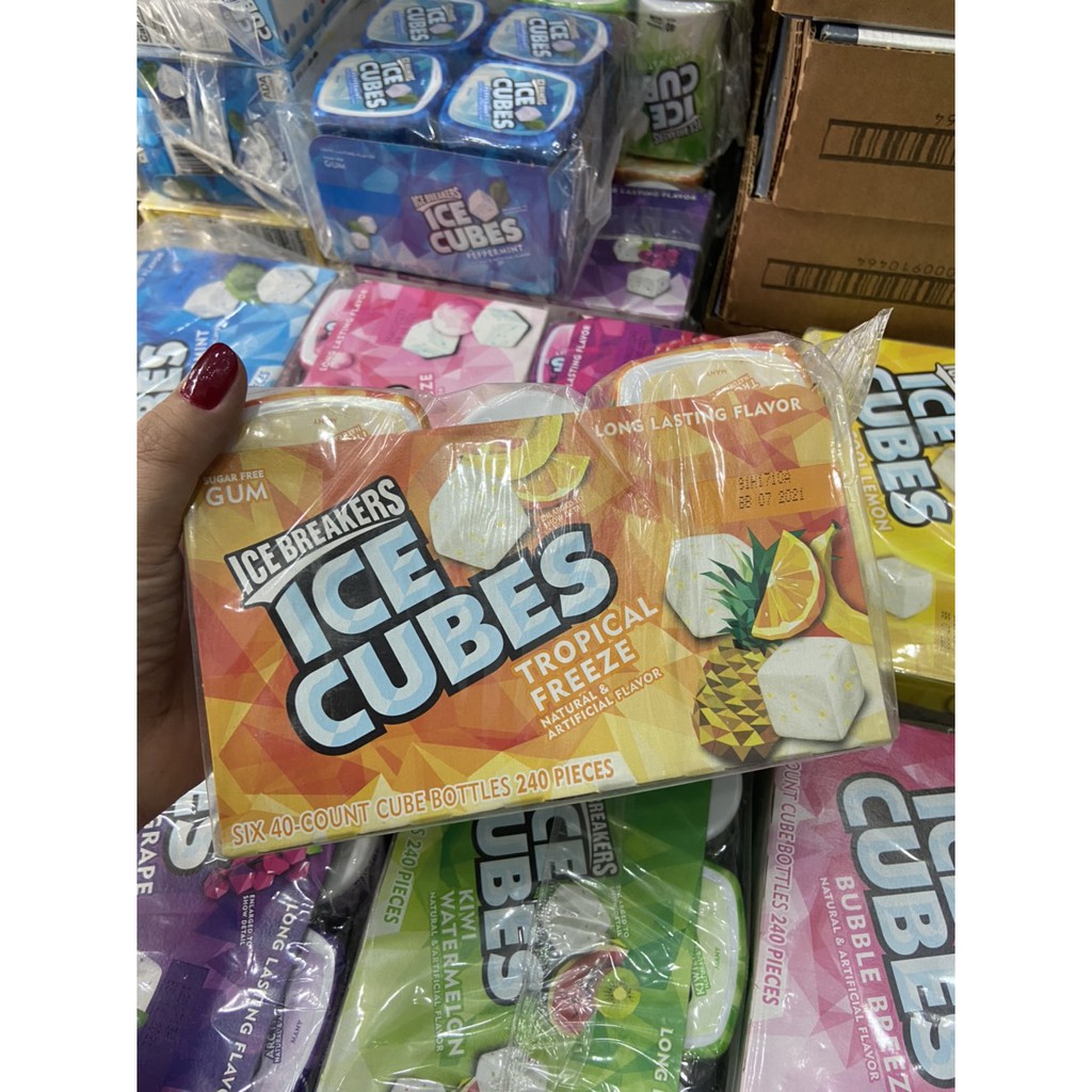 Kẹo Singum Icebreakers Ice Cubes (nhiều vị)