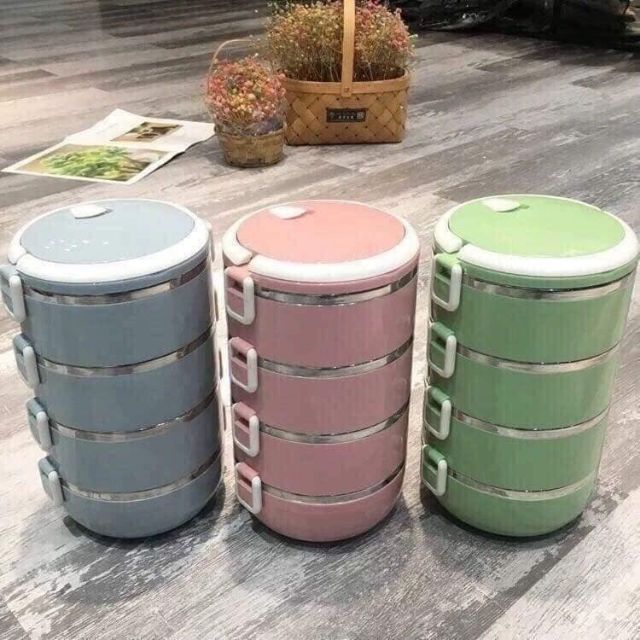 Cặp Lồng Cơm Lúa Mạch 2_3_4 tầng