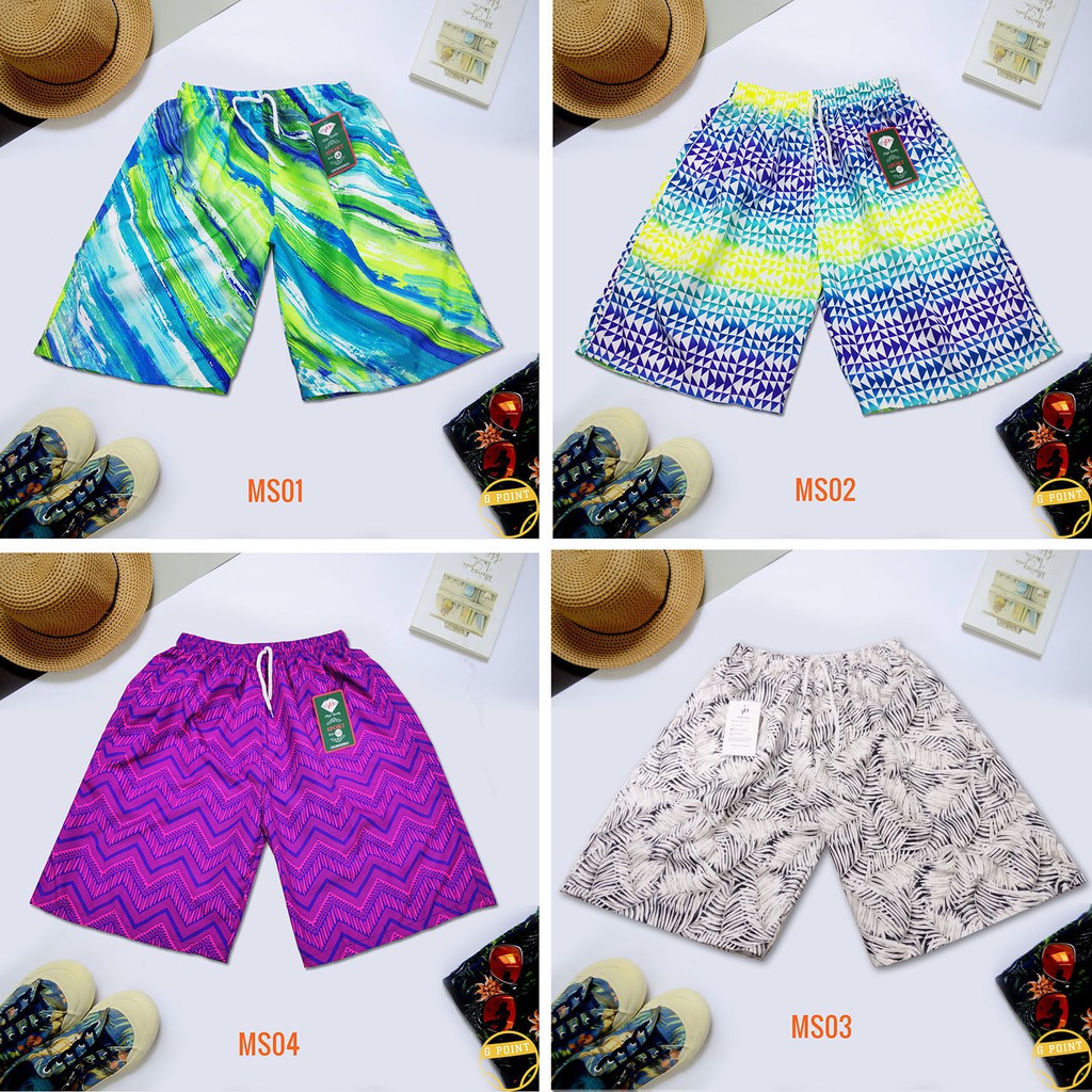 Quần Đi Biển Nam Nữ Chất Dù Siêu Đẹp Nhanh Khô Chống Bám Cát | BigBuy360 - bigbuy360.vn