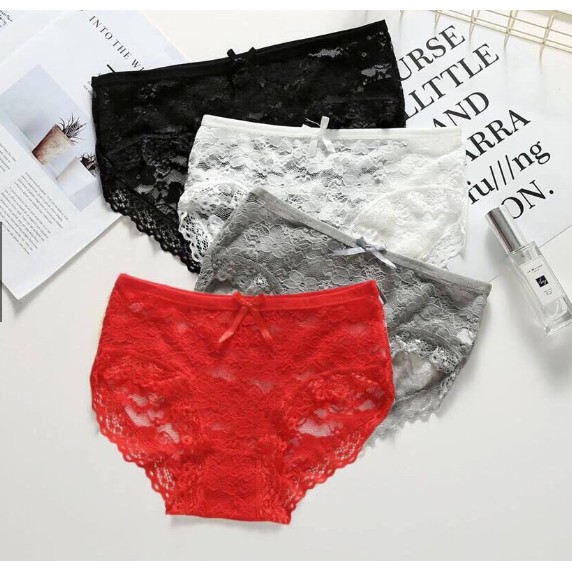 SET COMBO 4 Quần Lót Ren Bốn Màu Cho Nữ Tuyệt Đẹp-NEW