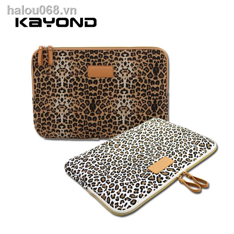 ■✿Ready stock✿ laptop bag Sexy Leopard Print Apple Liner 11.6-inch 12-inch 13.3-inch 14-inch 15.6-inch female 