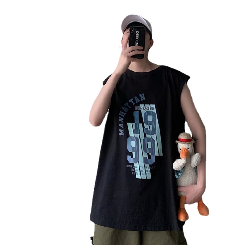 Áo Ba Lỗ Nam In Chữ Size M-5XL Phong Cách Hàn Quốc