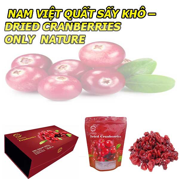 Nam Việt Quất Sấy Khô 120g/túi