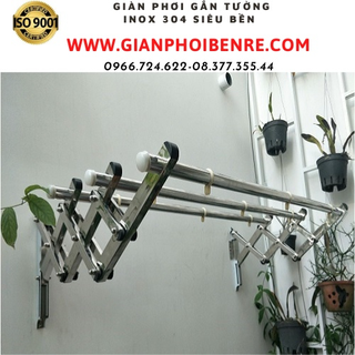 Giàn Phơi thông minh INOX  loại tốt + Siêu Bền (inox dày 304)