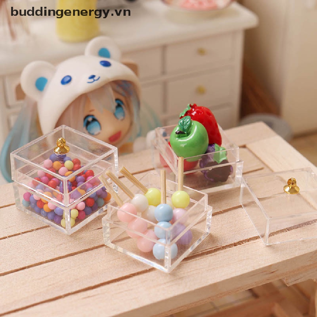 Hũ Đựng Kẹo / Tráng Miệng Mini Tỉ Lệ 1 / 12 Trang Trí Nhà Búp Bê