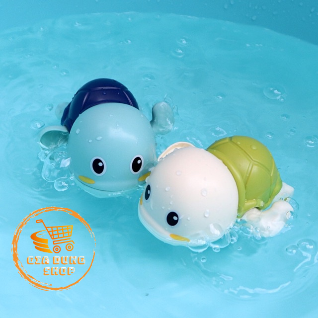 Rùa Con Tự Bơi Trong Nước Bằng Dây Cót Cho Bé