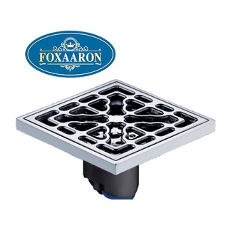 Phễu thoát sàn ngăn mùi, ngăn côn trùng foxaaron hp-8002-9 đồng đúc 10x10 12x12 - bảo hành 3 năm