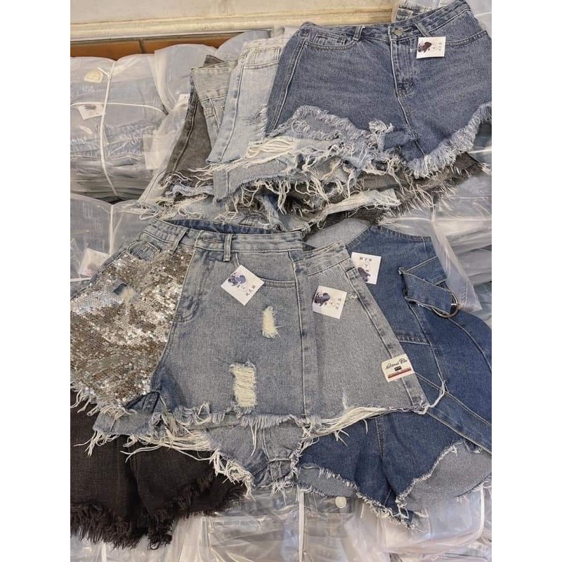 quần sooc bò, kaki cạp cao