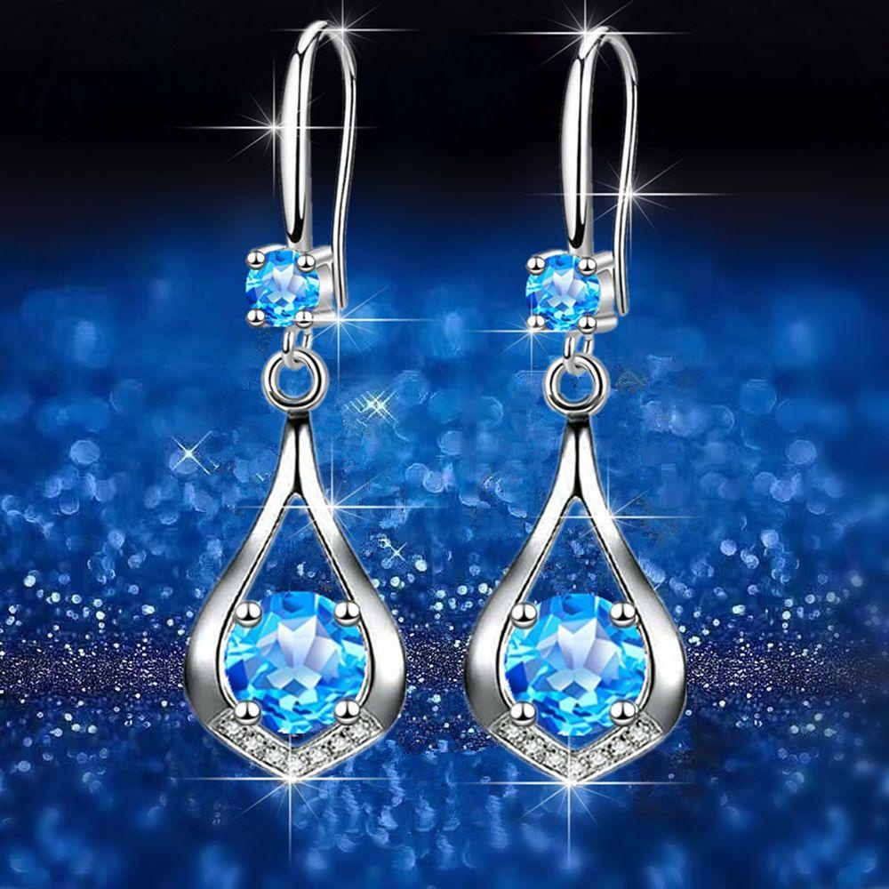 HS Earrings Fashion|Long Oval|Ear Pendant