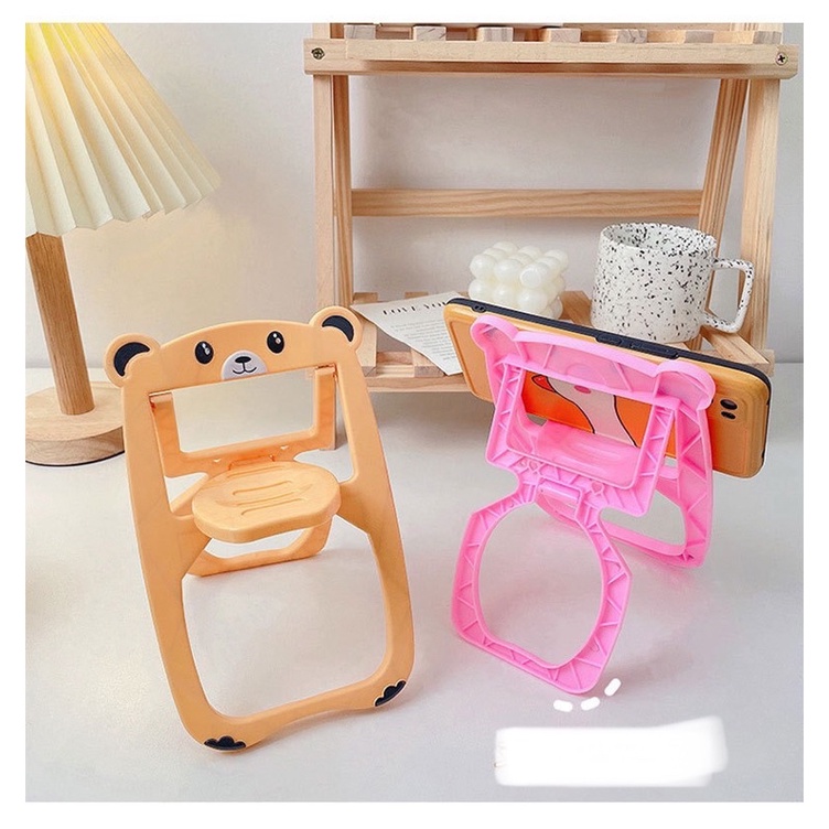 Giá đỡ điện thoại hình chiếc ghế hình thú dễ thương