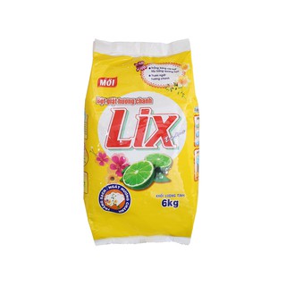 Bột giặt Lix Extra hương chanh 6kg