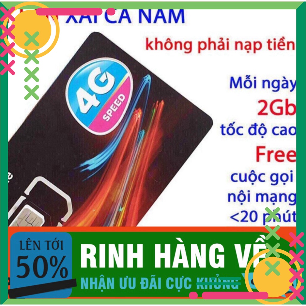 ĐỈNH CHÓP MIỄN PHÍ 1 NĂM – Sim 4g vinaphone gói cước Đỉnh 60 (60gb/tháng nghe gọi miễn phí) Có Video kèm test tốc độ SIÊ