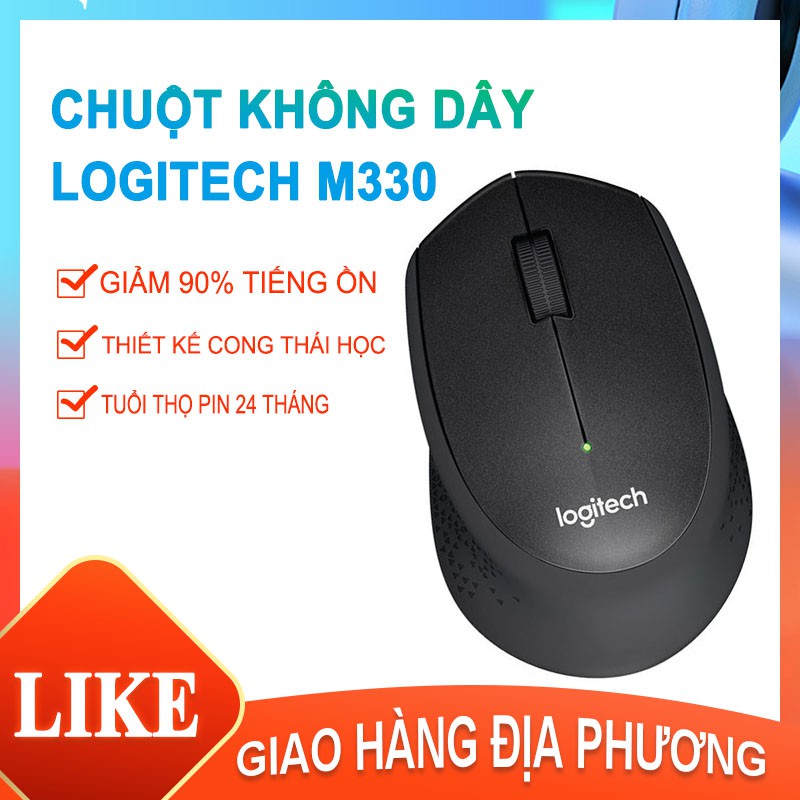 💗🎉🎉💗[SIÊU RẺ-SIÊU BỀN] Chuột không dây Logitech M330 Silent Plus - Không có tiếng click khi sử dụng