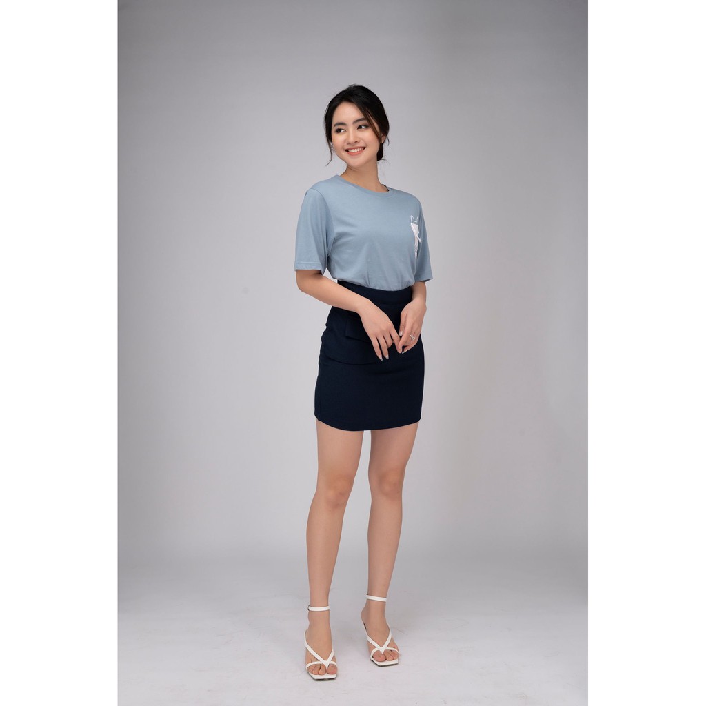 Chân váy công sở kiểu dáng basic, cách điệu túi xườn, thiết kế cao cấp TK FASHION K452-20