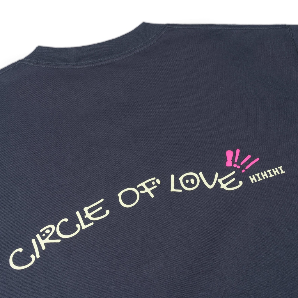 Áo Thun POPPOP ONE LOVE T-SHIRT NAVY WASH