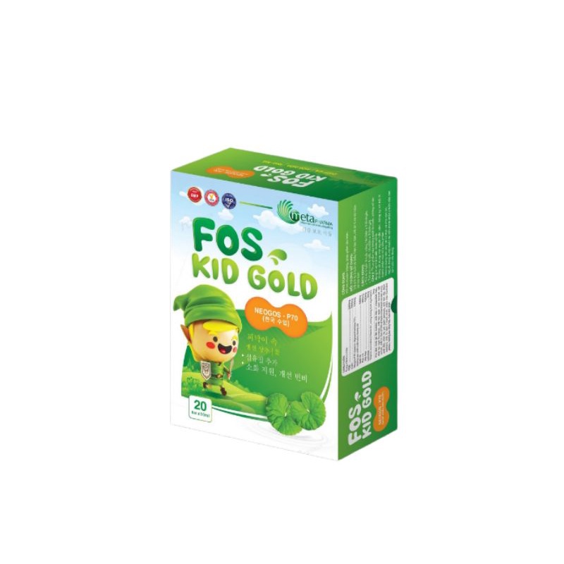 Chất xơ FOS KID GOLD bổ sung FOS, inulin, diếp cá, vitamin B1 giúp hết táo bón cho trẻ