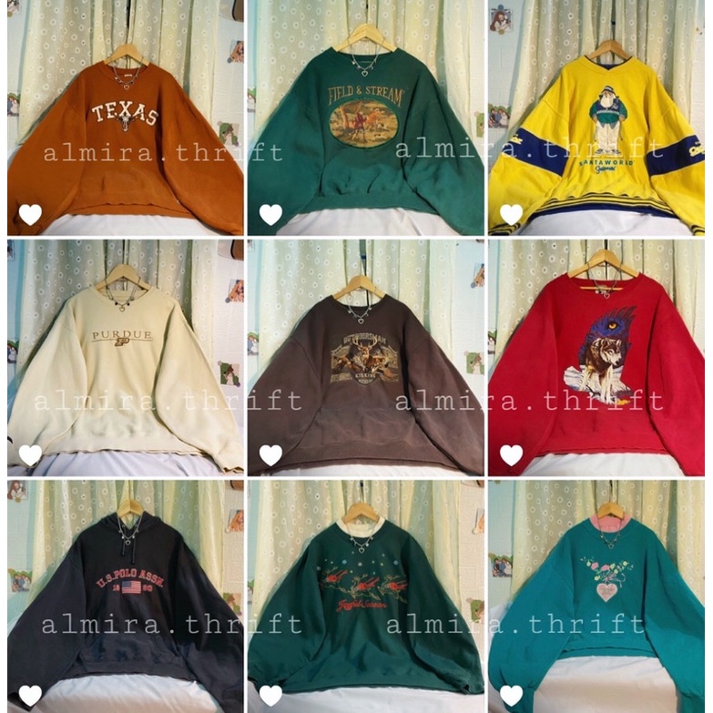 Tổng hợp sweater 2hand ( kéo qua lựa mẫu)