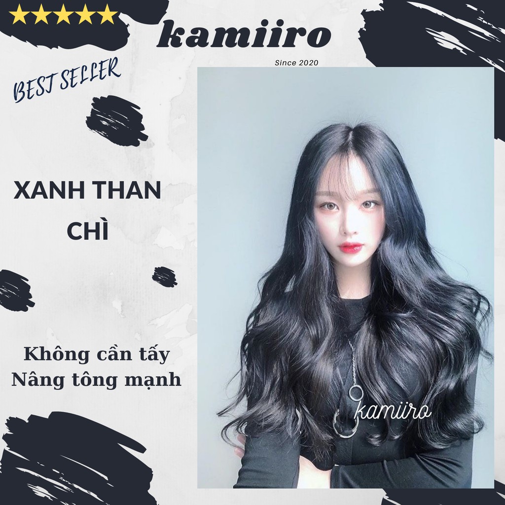 [ SALE ] Thuốc nhuộm tóc than chì chuẩn salon kamiiro