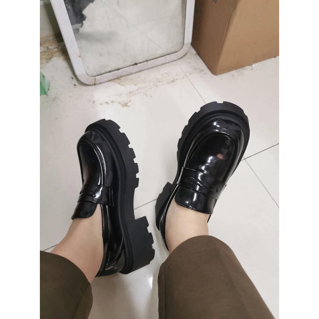 Giày búp bê vintage - giày lười đi chơi phong cách ullzang