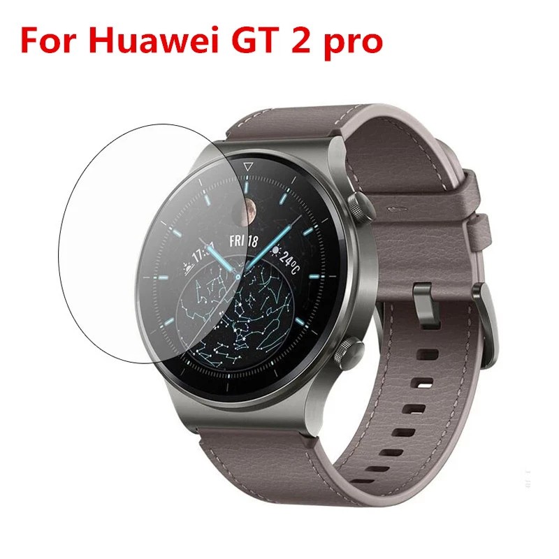 1/3 / 5 cái Kính cường lực cho Huawei GT2 Pro Phim bảo vệ màn hình cho Huawei Watch gt 2 pro 46mm Full Edge Cover Bộ phận kính 2,5D
