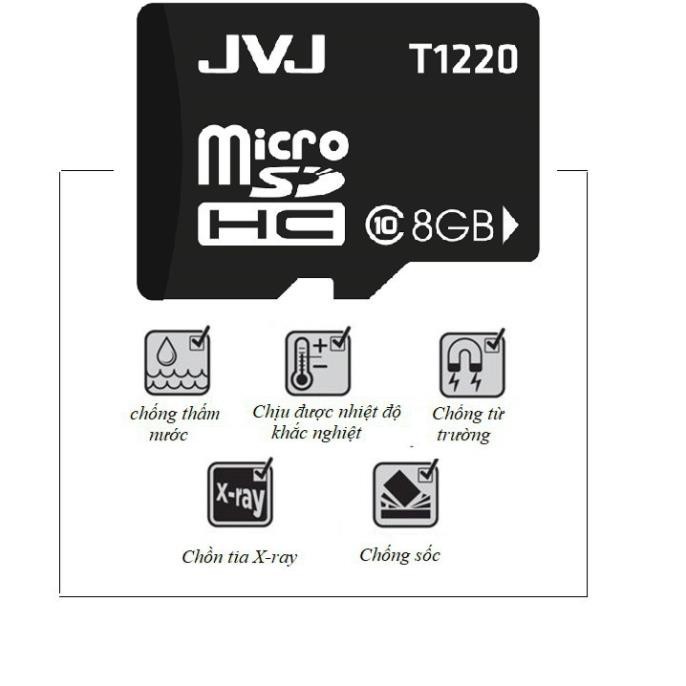 [Giá Rẻ] Thẻ nhớ JVJ 32GB/16GB/8GB/4GB tốc độ cao, bảo hành 5 năm chính hãng