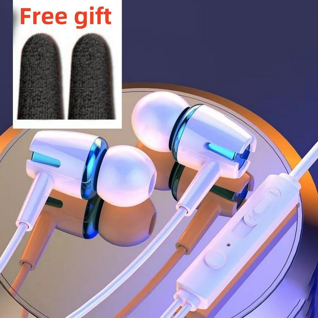 Tai nghe có dây Type-c E18 3.5mm Super 9D Bass Tai nghe nhét tai Âm thanh Hi-Fi có Mic – Phiên bản ngày lễ